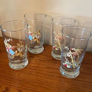 Works Market Easter glasses. 9oz glasses.